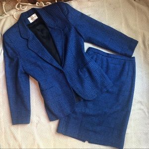 90s Blue Power Suit 💙 VINTAGE